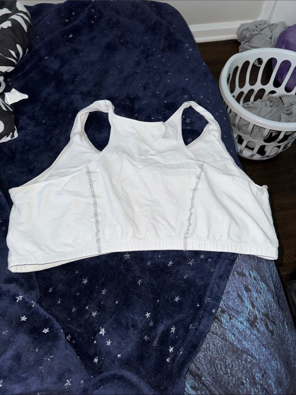 Fruit of the Loom White Wireless Sports Bra****FINAL MARKDOWN**** - Picture 3 of 3